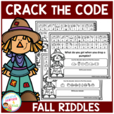 Crack the Code Fall Riddles Secret Code Worksheets