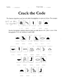 Crack the Code Hieroglyphics translation activity