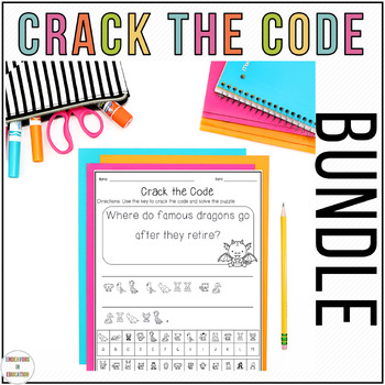 Preview of Crack the Code Jokes and Secret Messages Bundle