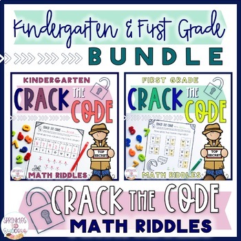 Preview of Crack the Code Math Bundle - Kindergarten & 1st Grade