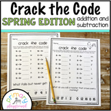 Crack the Code Math Spring Edition Addition and Subtractio