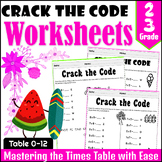 Crack the Code Multiplication: Fun Worksheets for Times Ta