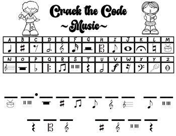 Preview of Crack the Code Music Class - Pack 1 Intro to Code