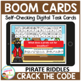 Crack the Code Pirate Riddles Secret Code Boom Cards