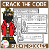 Crack the Code Pirate Riddles Secret Code Worksheets