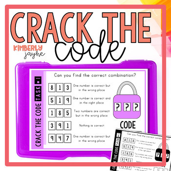 Preview of Crack the Code Puzzles | Task Cards & Extension for Gifted & Talented Students