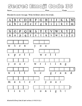 https://ecdn.teacherspayteachers.com/thumbitem/Crack-the-Code-Secret-Emoji-Code-36-Spelling-List-UNIQUE-CODES--9345508-1681478141/original-9345508-2.jpg