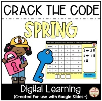 Preview of Crack the Code (Spring) CODING {Google Slides™}