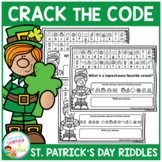 Crack the Code St. Patrick's Day Riddles Secret Code Worksheets