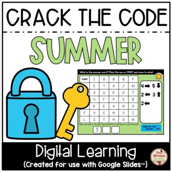 Preview of Crack the Code (Summer) CODING {Google Slides™}