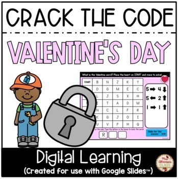 Preview of Crack the Code (Valentine's Day) CODING {Google Slides™}