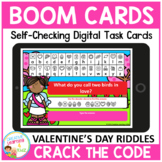 Crack the Code Valentine's Day Riddles Secret Code Boom Cards