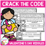 Crack the Code Valentine's Day Riddles Secret Code Worksheets