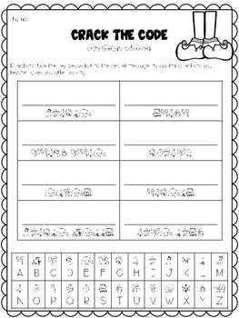 Free Printable Crack the Code Worksheet - kiddoworksheets