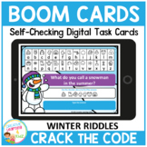 Crack the Code Winter Riddles Secret Code Boom Cards for D