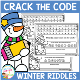 Crack the Code Winter Riddles Secret Code Worksheets