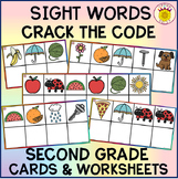 Crack the Sight Word Code Second Grade Cards and Worksheets