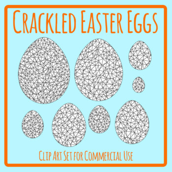 Crackled Easter Eggs