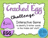 Cracked Egg Challenge Interactive Game {3-Letter Treble Cl