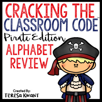 Preview of Cracking the Classroom Code™ Alphabet Review Escape Room