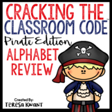 Cracking the Classroom Code™ Alphabet Review Escape Room
