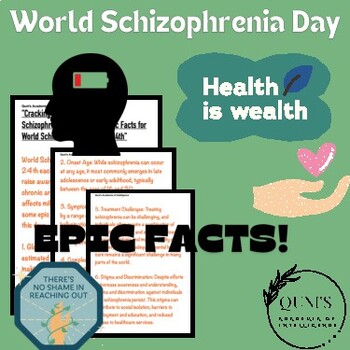 Preview of Cracking the Code Schizophrenia's Epic Facts ~ World Schizophrenia Day May 24th!