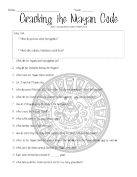 Mayan Worksheets Printables - Draw-level
