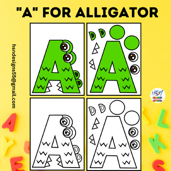 Alphabet Activity Craft: 