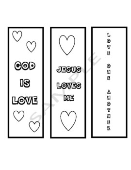 Craft - Bookmarks with Biblical Messages to Color! | TPT