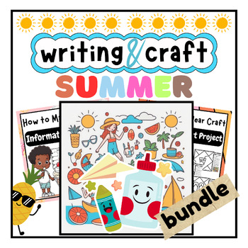 Preview of Craft Your Dream Getaway: End-of-Year Writing & Craft Activities Bundle | Gr.K-2