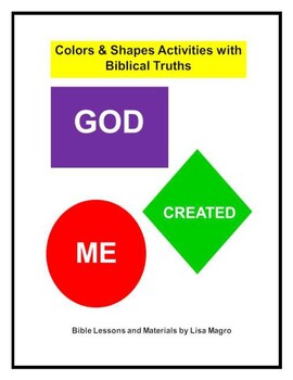 Preview of Matching Shapes and Colors with Biblical Truths - Skills Activity Resource
