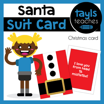 Preview of Craft PURCHASE! Create a Santa Suit Card