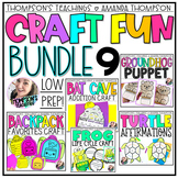 Craft Pack for K-2 BUNDLE | Backpack, Bat, Groundhog, Turt