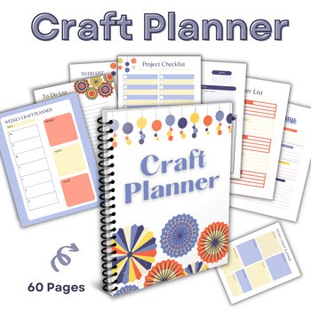 Preview of Craft Planner: Blue Style