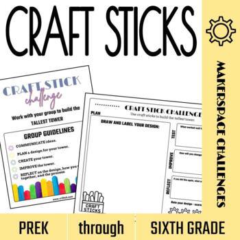 Preview of Craft Stick Makerspace Challenges