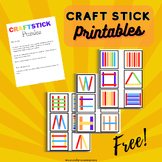 Craft Stick Puzzles