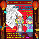 Craft Your Own Dragon :Dragon Craft activities + 3 Writing