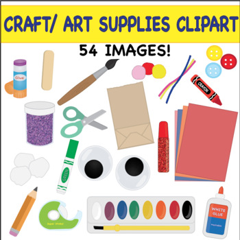 art supplies clip art