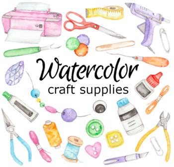 https://ecdn.teacherspayteachers.com/thumbitem/Craft-supply-watercolor-clipart-cricut-crafting-tools-glue-gun-yarn-knitting-8060064-1651907465/original-8060064-1.jpg