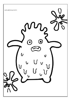 Crafting Creativity: Printable Slime Coloring Pages Collection for