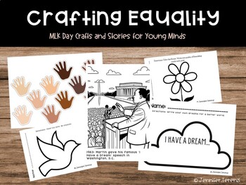 Preview of Crafting Equality: MLK Crafts & Stories for Young Minds