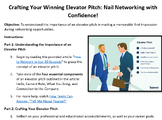 Crafting Your Winning Elevator Pitch: Nail Networking with