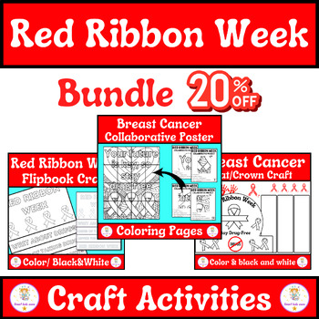 Preview of Crafting a Drug-Free Future: Red Ribbon Week Creations Bundle