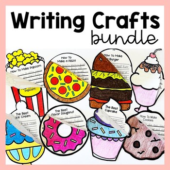 Preview of How To And Opinion Writing Prompts and Crafts Big Bundle