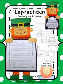 Craftivity: Leprechaun by Craft-Tastic Creations | TPT