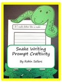 Craftivity: Snake Writing Prompt