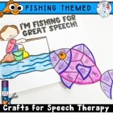 Crafts for Speech Therapy: Fishing