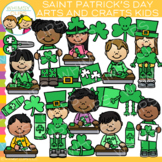 Crafty St. Patrick's Day Kids Clip Art