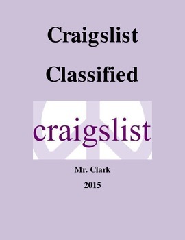 Preview of Craigslist Supporting Detail Template