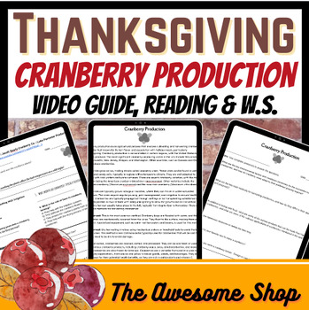 Preview of Cranberry Production Thanksgiving Resources for Agriculture & Horticulture